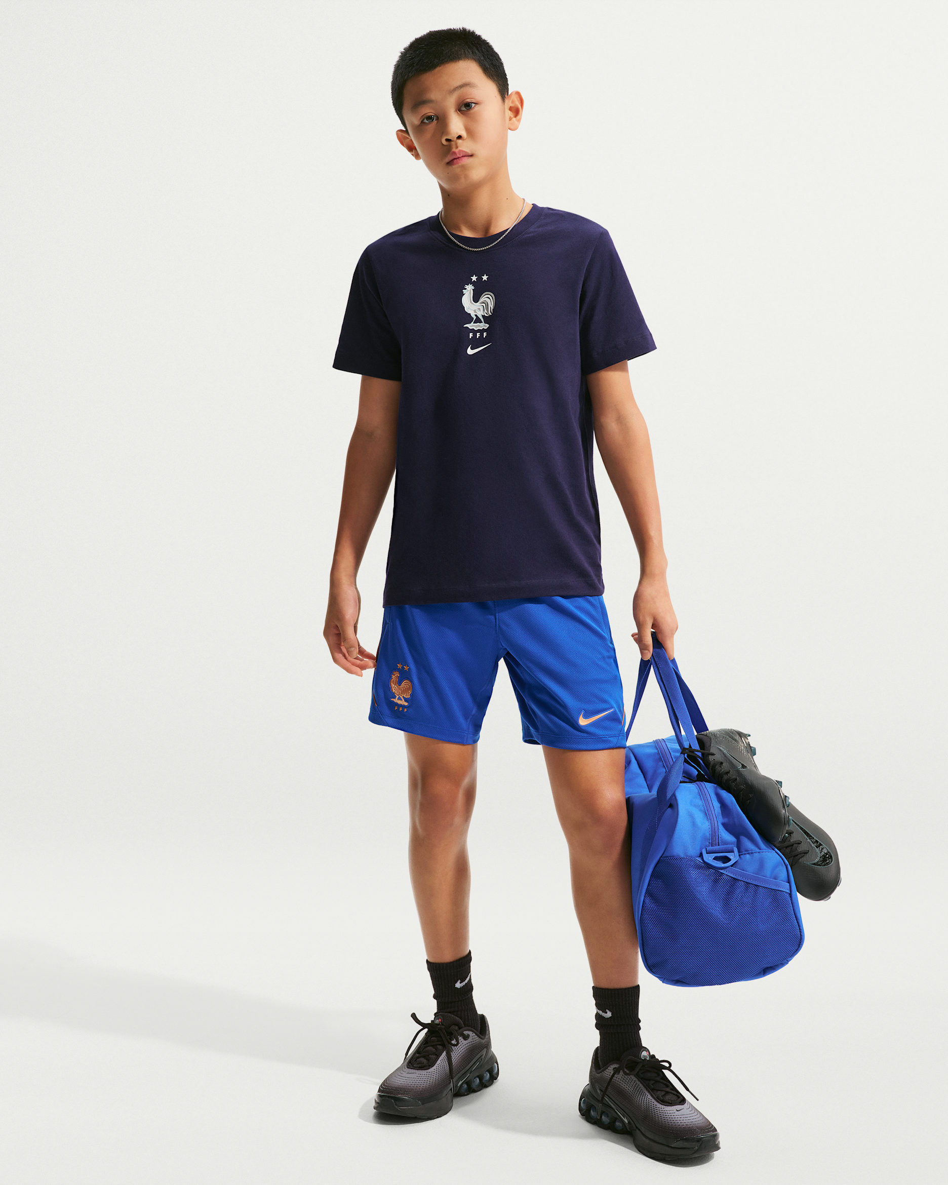 FFF Strike Older Kids' Nike Dri-FIT Football Knit Shorts. Nike LU